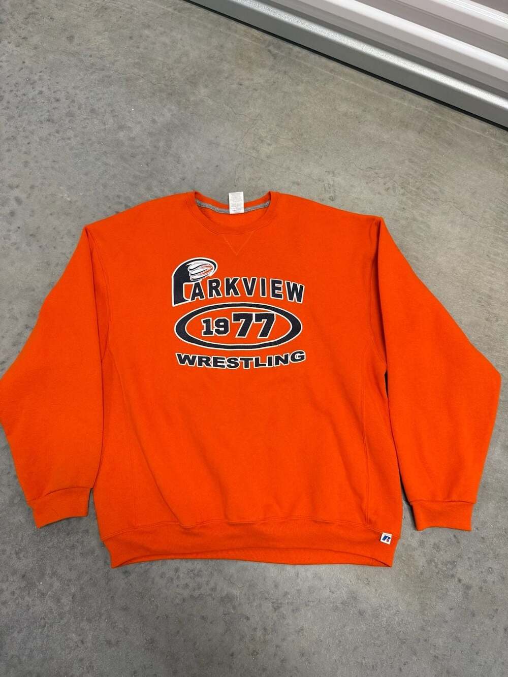 Russell Athletic Parkview Wrestling Crewneck Sweatshirt Orange